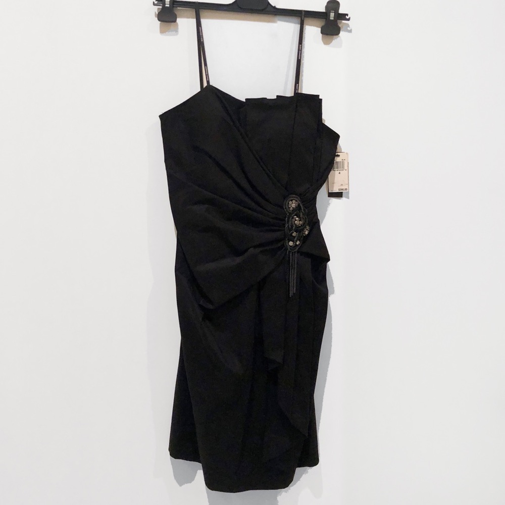 NWT Kurt Thomas Strapless Black Dress